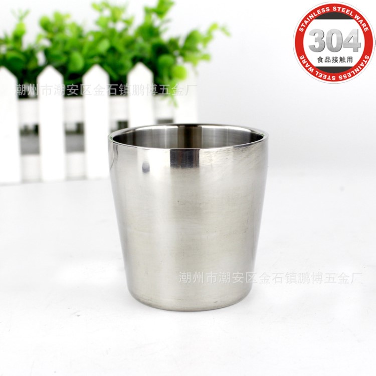 304不銹鋼水杯飲水杯韓式杯子出口兒童杯子出口水杯咖啡杯