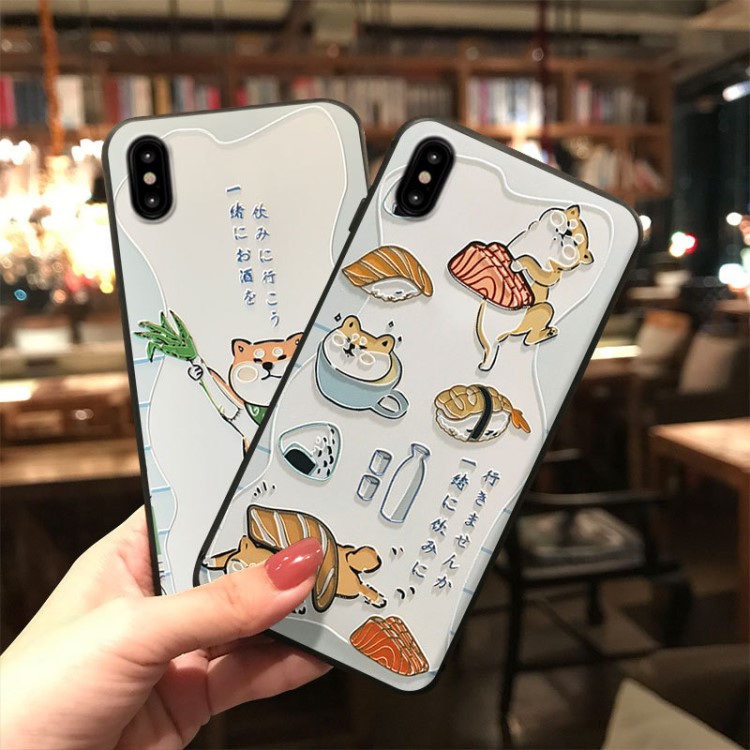 新款浮雕適用蘋果11promax手機(jī)殼mate30定制iPhoneXS防摔套