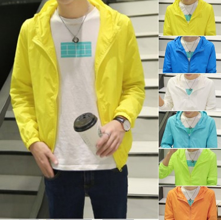 夏季新款超薄皮膚衣情侶款運動戶外風衣男女速干防曬服透氣空調衫