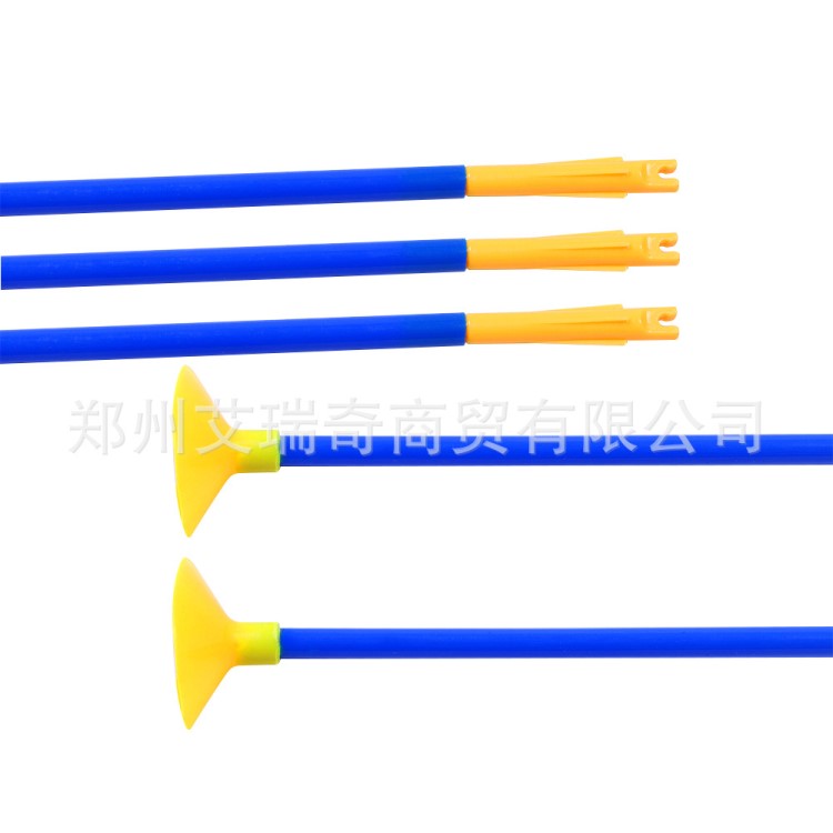 親子游戲塑料兒童仿真弓配套 吸盤箭長60CM戶外游戲娛樂運動裝備