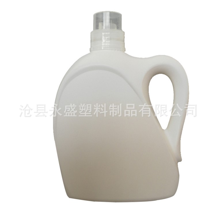 廠家直銷 2000ml 3L洗衣液瓶 PE塑料洗滌液瓶 柔順劑包裝壺