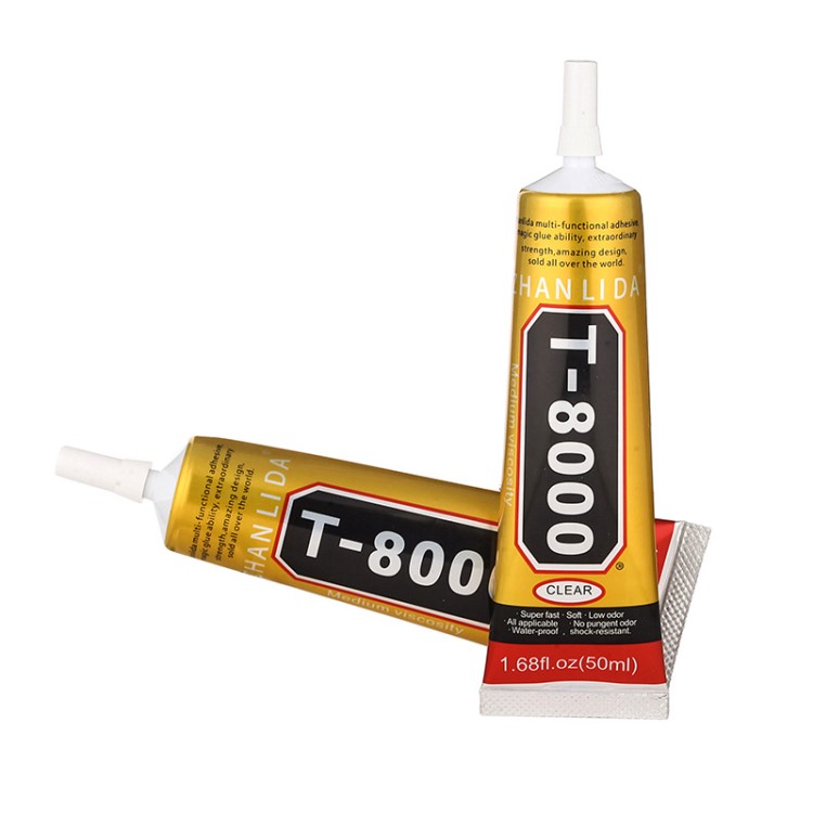 膠水批發(fā)50ml T-8000強力粘接膠水 環(huán)保通用貼鉆無影膠水廠家