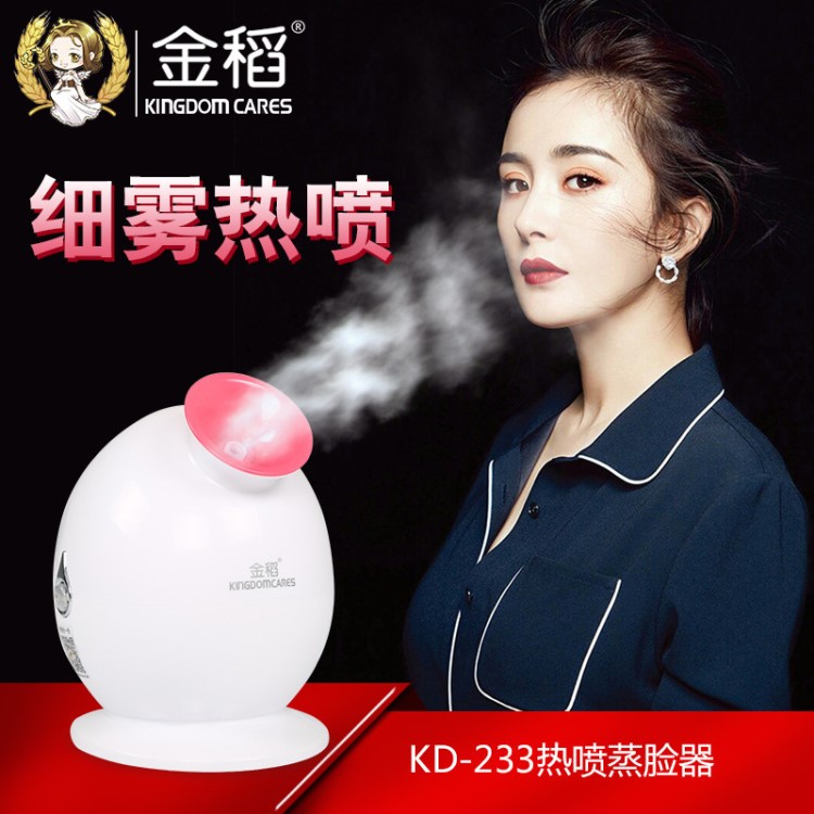 金稻KD233熱噴蒸臉器 Q版家用噴霧機(jī)蒸面器 補(bǔ)水儀蒸臉機(jī)美容儀