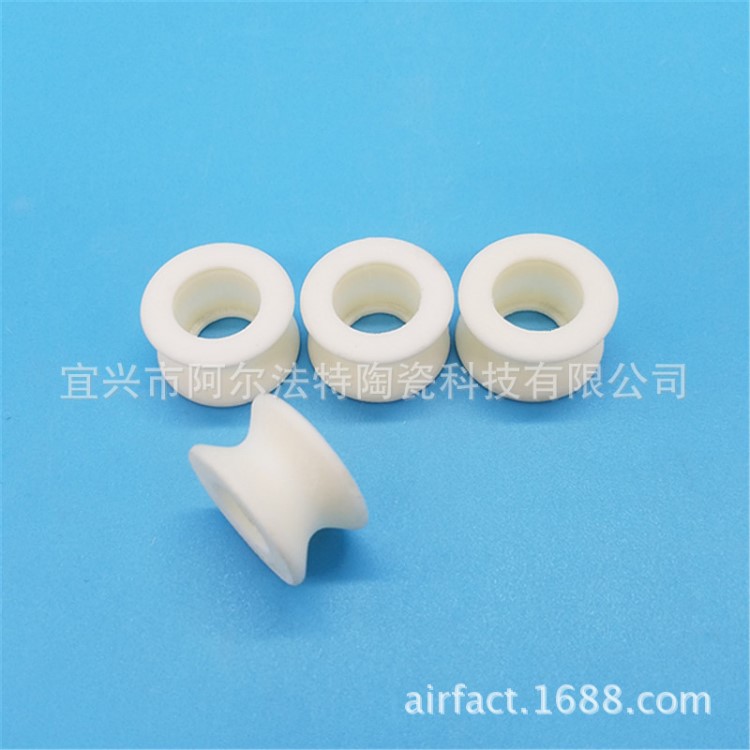 氧化鋁陶瓷導(dǎo)線輪 紡織機(jī)械配件 紡織陶瓷紗輪 紡織陶瓷配件