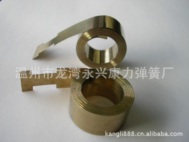 供應(yīng)恒力彈簧 0.15*12.5 不銹鋼恒力發(fā)條彈簧