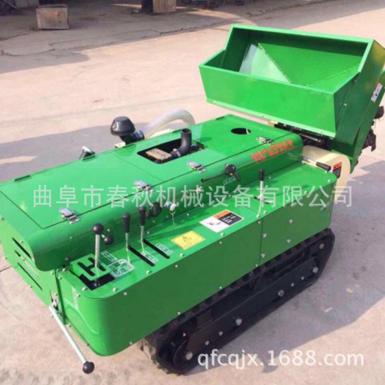 農(nóng)用機(jī)械履帶式汽油施肥播種機(jī)小型農(nóng)田大棚管理開(kāi)溝機(jī)翻土機(jī)