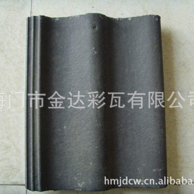 廠家直銷 小波瓦仿古建筑風格屋頂瓦 別墅屋面防水瓦片批發