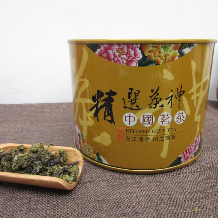 新品上架安溪+鐵觀音茶葉批發(fā)烏龍茶綠茶鐵盒裝80g/10泡一件代發(fā)