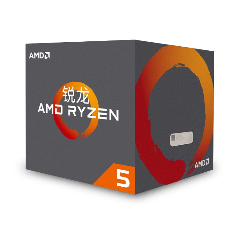 锐龙 AMD Ryzen 5 2600 AM4 R5 2600 盒装CPU