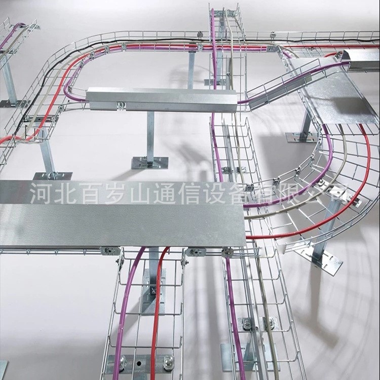 網(wǎng)格橋架 金屬開(kāi)放式電纜弱電卡博菲不銹鋼鍍鋅走線槽網(wǎng)狀橋架