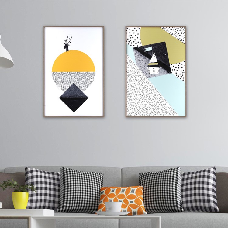 鋁合金貼木皮畫框掛墻簡(jiǎn)約創(chuàng)意相框24寸A4大相框a3像框架定制裝裱