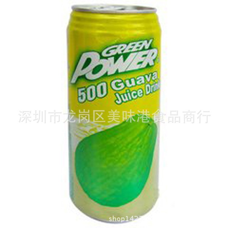 香港 饮料绿力番石榴汁490ml*24瓶/箱