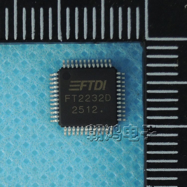 全新原裝 FT2232 FT2232D 貼片QFP48封裝 USB轉串口控制芯片