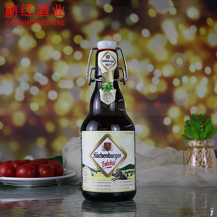 德國原瓶野豬啤酒/哈亨窖藏原漿啤酒 白啤酒330ml*24瓶
