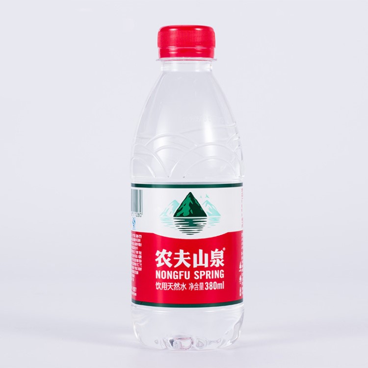 品牌瓶裝水定制 農(nóng)夫山泉礦泉水380ml 24瓶整箱裝批發(fā) 定制可打樣