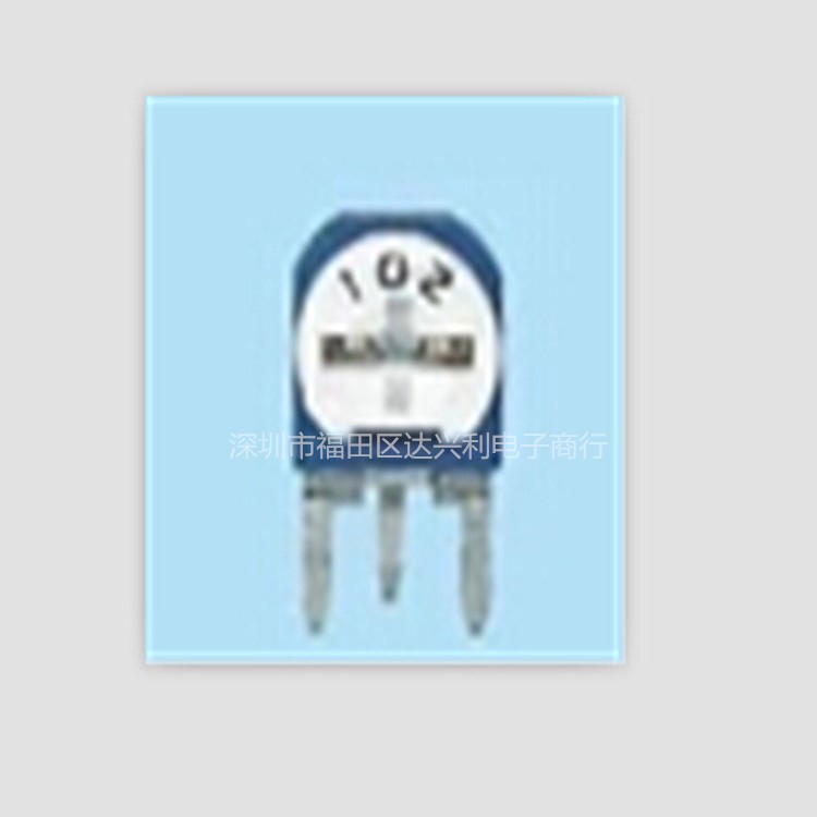 廠家直銷 WH06 電位器203（20K)立式電位器 可調(diào)電阻 可調(diào)電位器