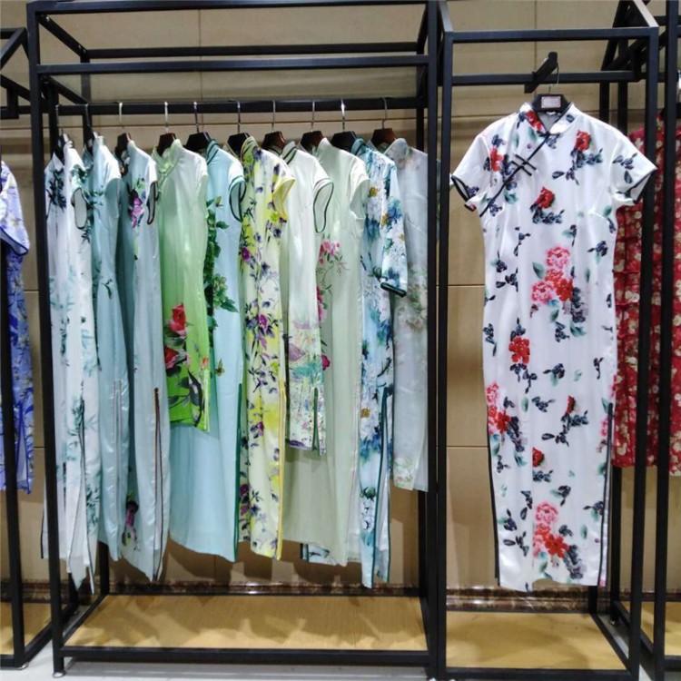 馬如龍旗袍2019夏季新款中國風宴會禮服女改良式旗袍品牌折扣女裝