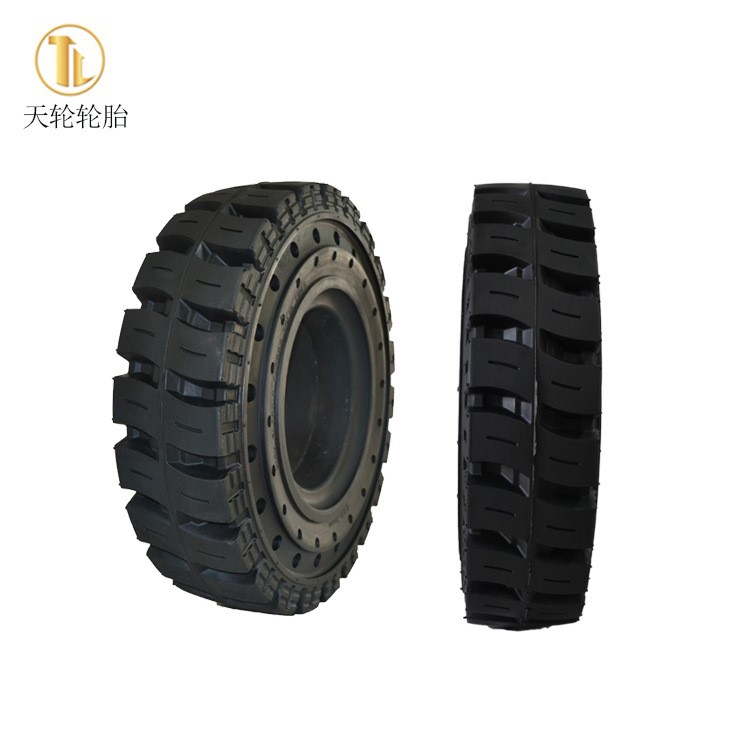 合力杭叉3/3.5噸叉車前輪28x9-15后輪6.50-10減震實(shí)心輪胎
