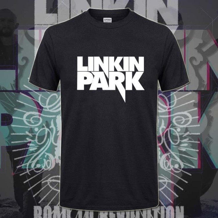 林肯公園linkinpark搖滾音樂2019衣服棉青少年短袖夏T