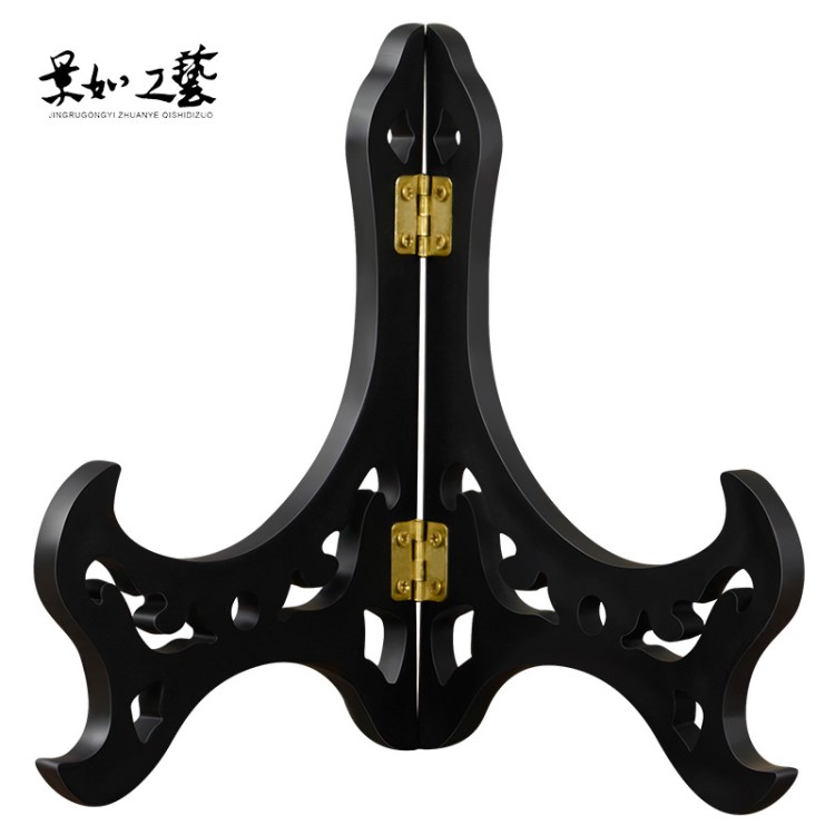 普洱茶架子茶餅架 餅茶架展示架 裝飾陶瓷盤子支架托架盤架擺件架