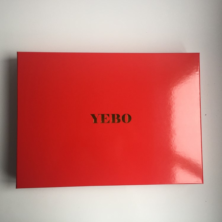 廠家定制定做天地蓋盒 紅色燙金LOGO 圍巾服裝包裝盒 禮品盒