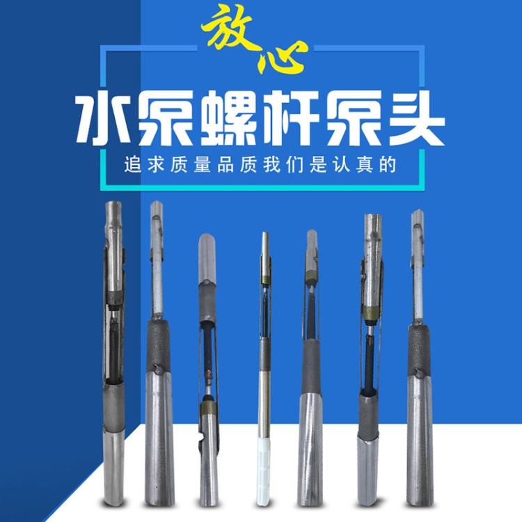 廠家直銷軟軸水泵 不銹鋼家用螺桿泵頭 多規格四分六分七分八分