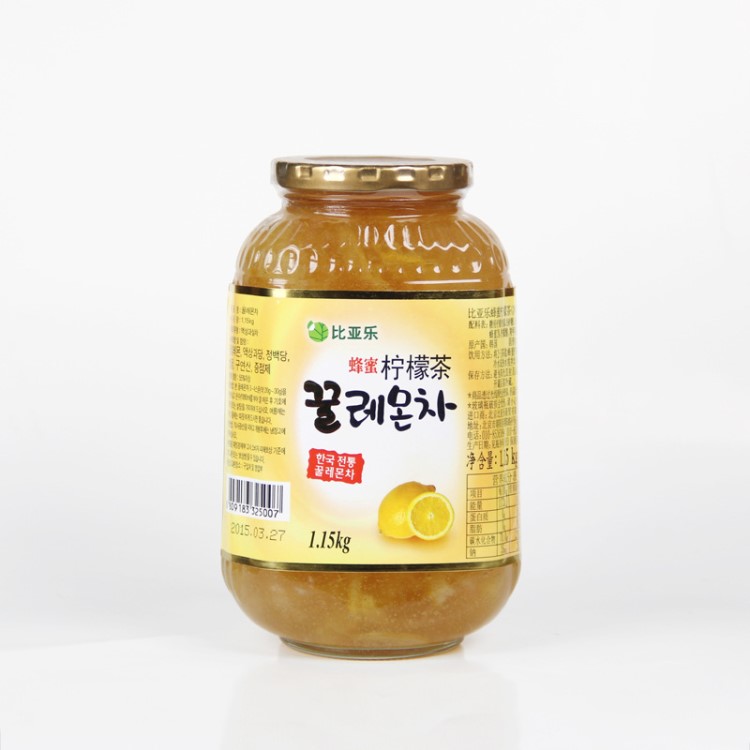 韩国原装蜂蜜柠檬茶1150g*12蜂蜜茶可混批可议价果味冲调饮料