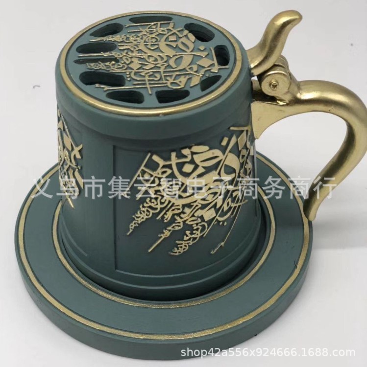 jamal 樹脂茶杯式中東香爐阿拉伯香爐resin burner box