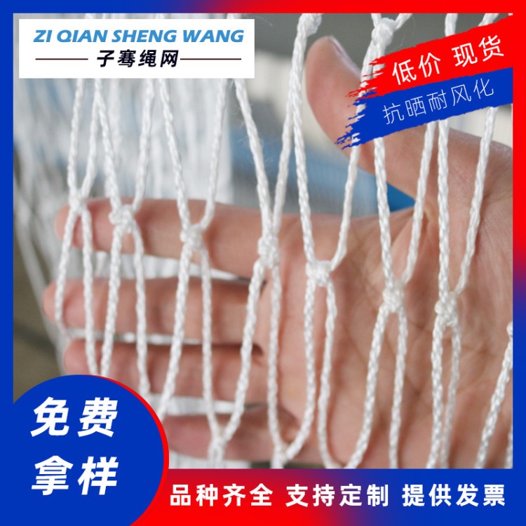 建筑網(wǎng)水平網(wǎng)白色兜底大眼網(wǎng)工地施工防墜防護網(wǎng)尼龍棉繩網(wǎng)子