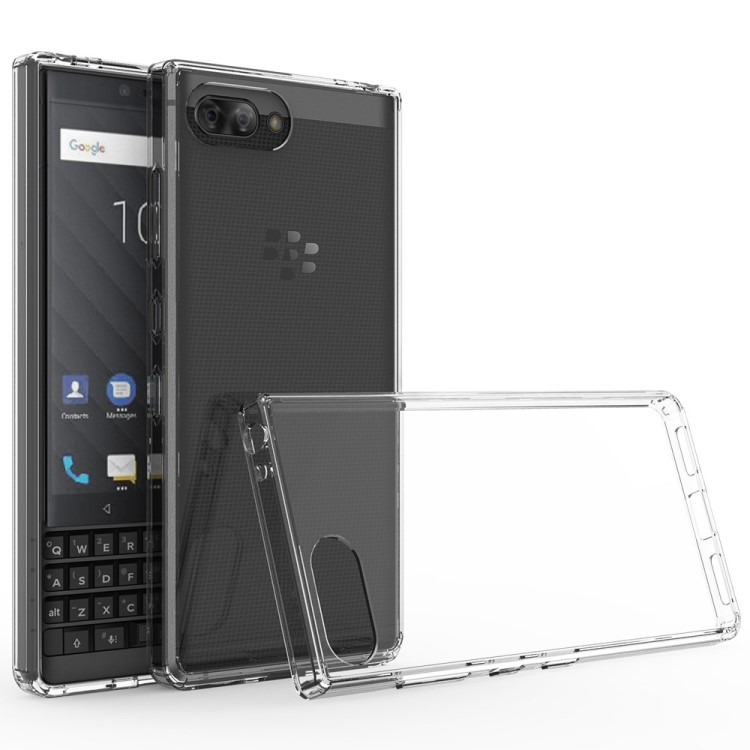 Blackberry-Key2透明手機(jī)殼二合一亞克力防刮雙色手機(jī)保護(hù)套