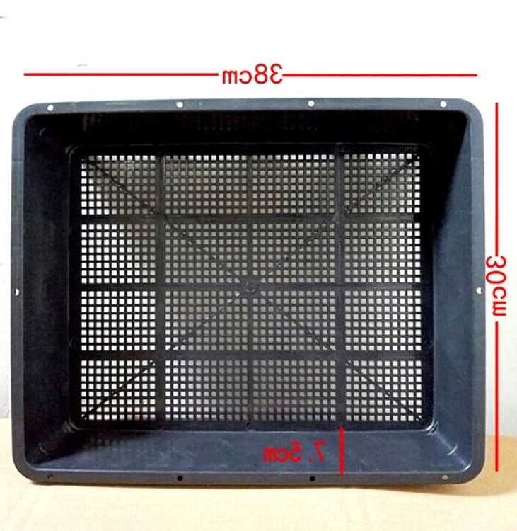 多肉花盆塑料育苗盤收納整理框育苗盆小黑方彩方多肉育苗盒