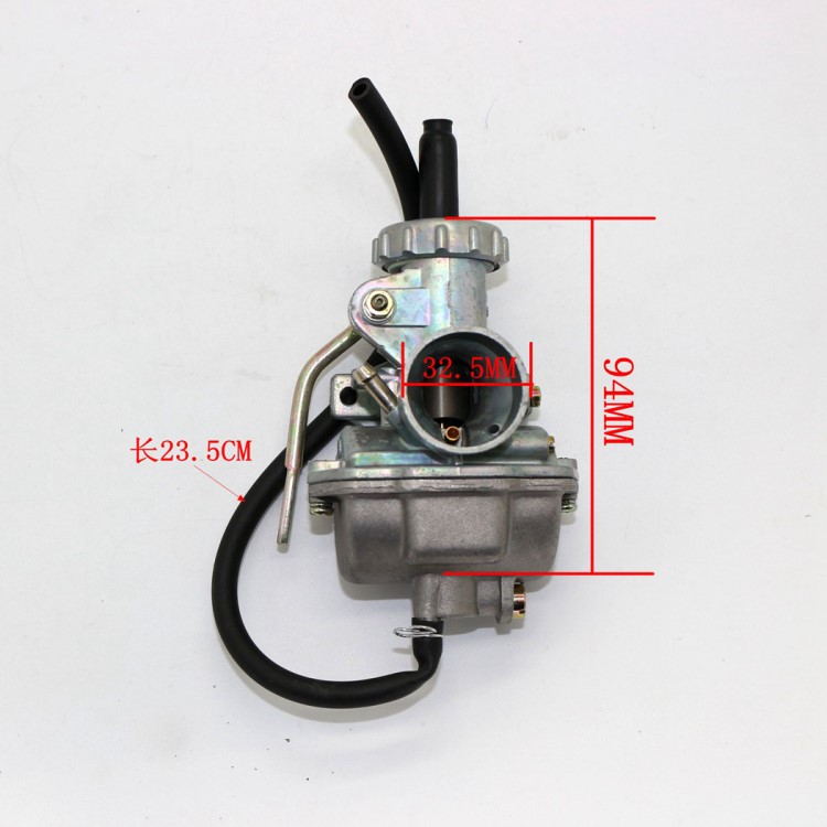 摩托車PZ20直頭化油器半鋅鋁廠家直銷Manual Choke 48mmBolt 20mm