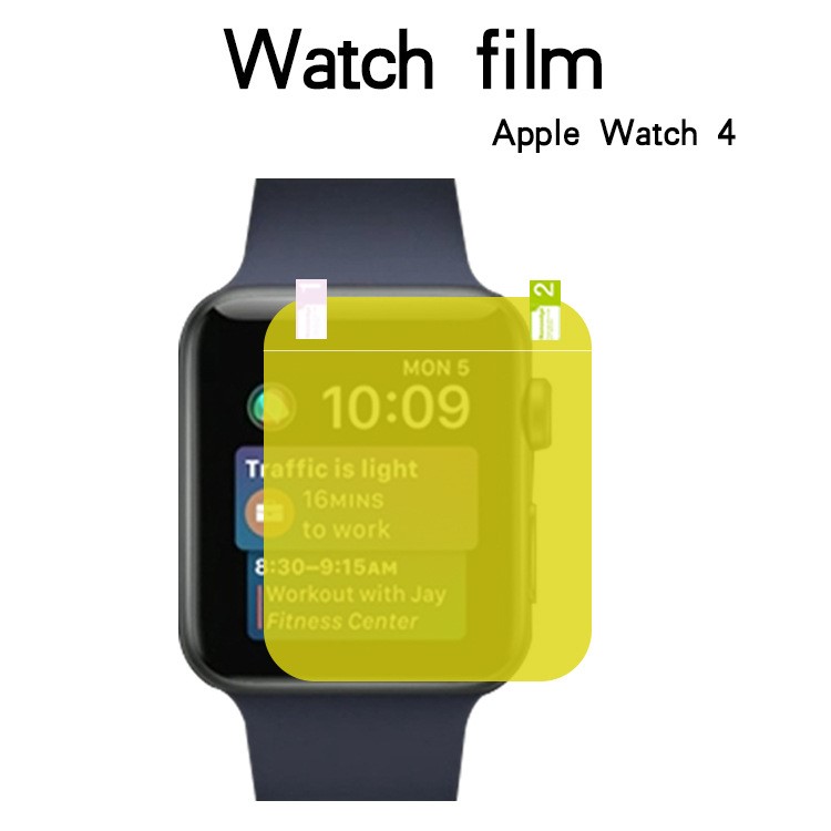 適用于apple watch4全屏水凝膜 蘋果手表4代貼膜 tpu全屏防爆軟膜