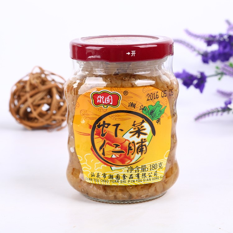 蝦仁菜脯 醬腌菜居家小吃下飯菜 開胃腌制蘿卜干咸菜瓶裝現(xiàn)貨批發(fā)