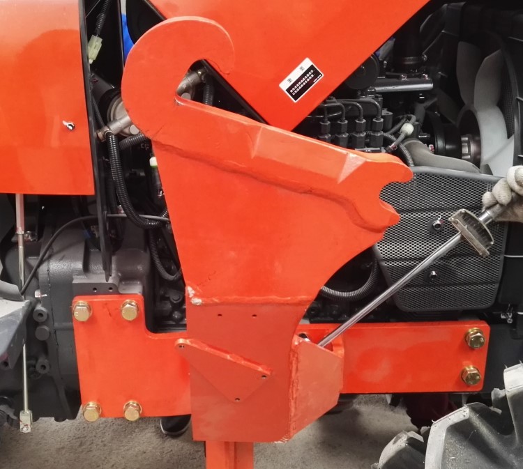 frontloader伊质牌fq80前装载前装载机前铲抱草夹拖拉机