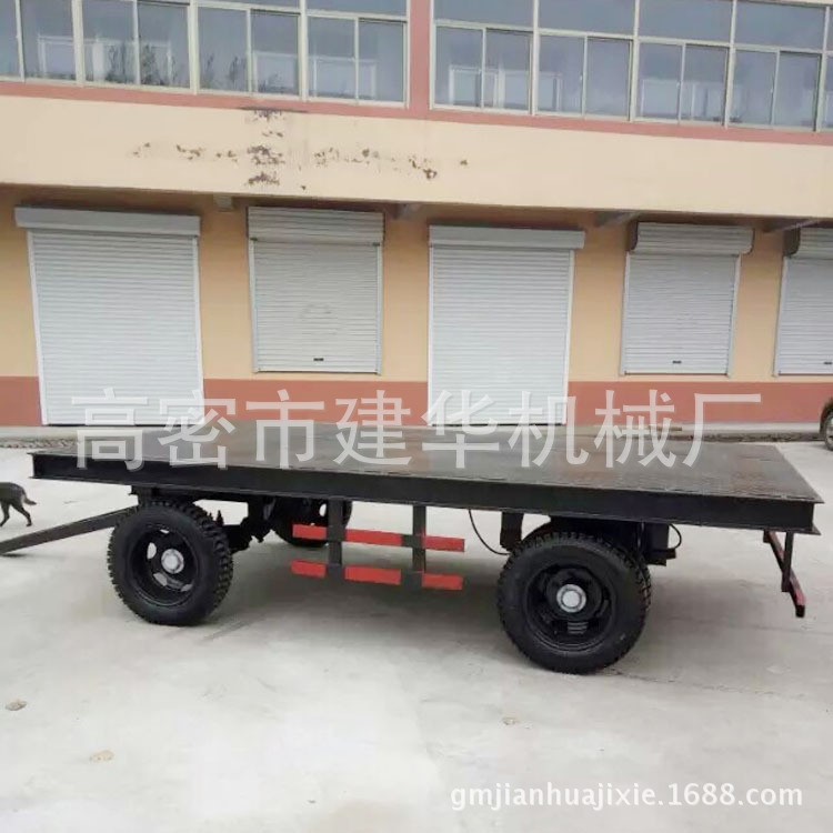 8噸平板拖車 廠家直銷牽引平板拖掛車 定制批發大型平板拖車