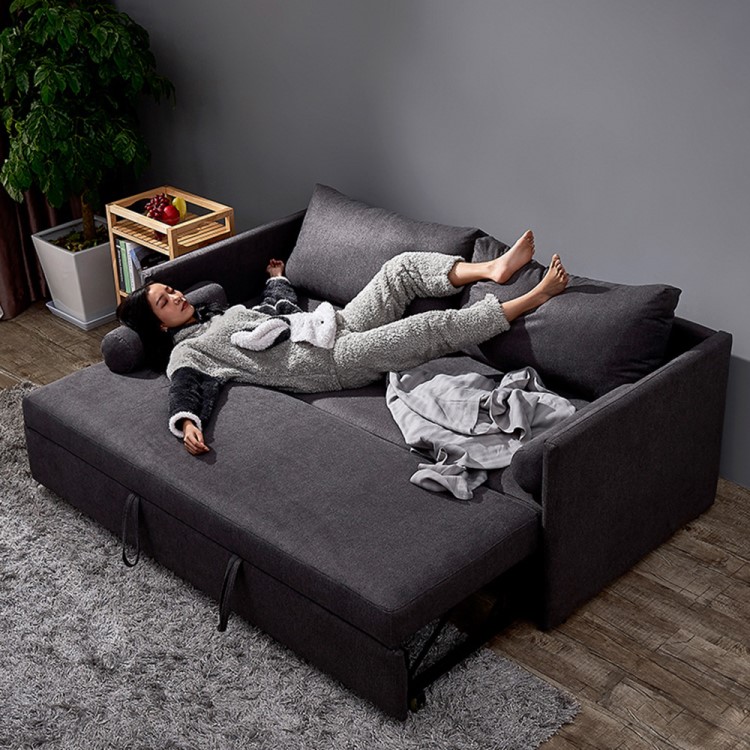 酒店工程定制折叠沙发床现代简约多功能布艺组合三人沙发床厂家