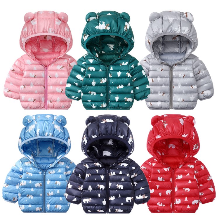 2019新兒童連帽外套羽絨棉服潮嬰幼兒男女寶寶棉衣小童棉襖加厚冬