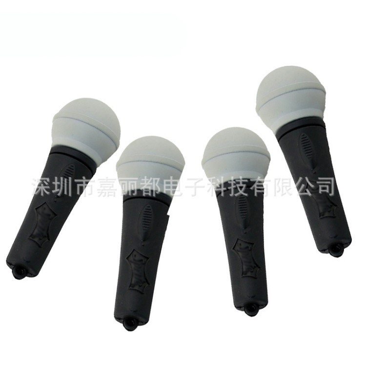 廠家批發(fā) 麥克風(fēng)閃存盤(pán) 硅膠禮品優(yōu)盤(pán) 創(chuàng)意個(gè)性卡通可愛(ài)U盤(pán)