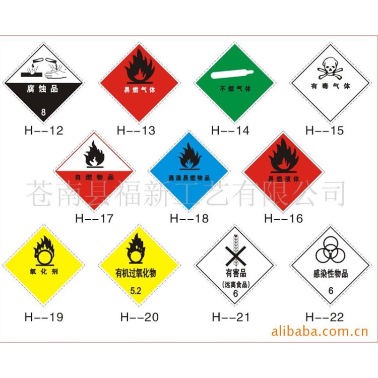 常用危險化學(xué)品標(biāo)志語牌 實(shí)驗(yàn)室操作間標(biāo)識 液體儲存警示牌