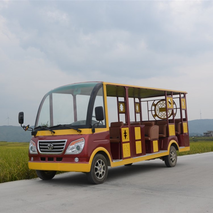 定制 14座燃油仿古車 景區(qū)觀光車 燃油觀光車 復古 美麗 全國包郵