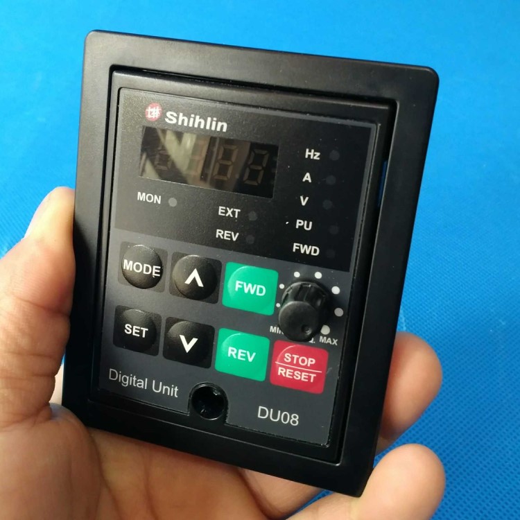 乾佳原裝士林變頻器外接控制操作面板DU08