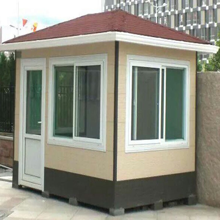 金屬雕花板崗亭 門衛值班站臺崗亭 物業小區保安執勤收費崗亭