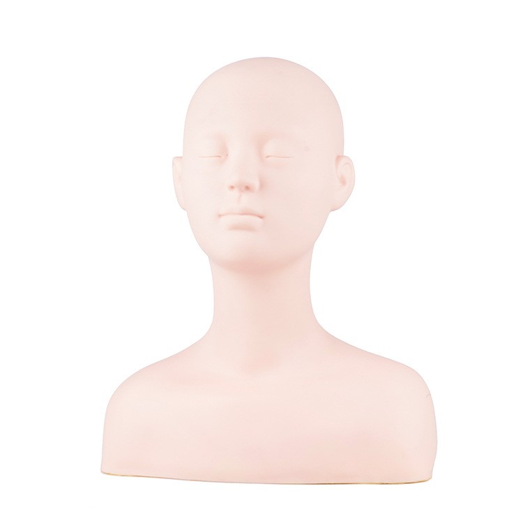 練習按摩模特頭 穴位練習按摩 軟質頭模 美容管理 化妝頭模道具