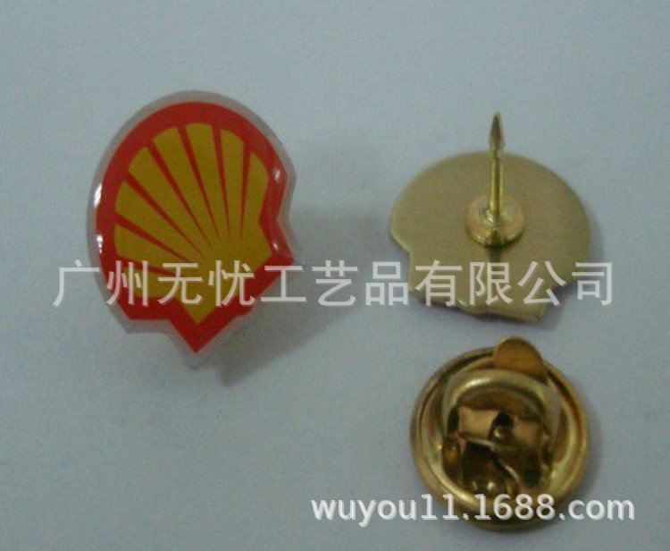 沈陽印刷胸章金屬廣告胸針設計貴陽胸牌定制公司司徽定做批發工廠