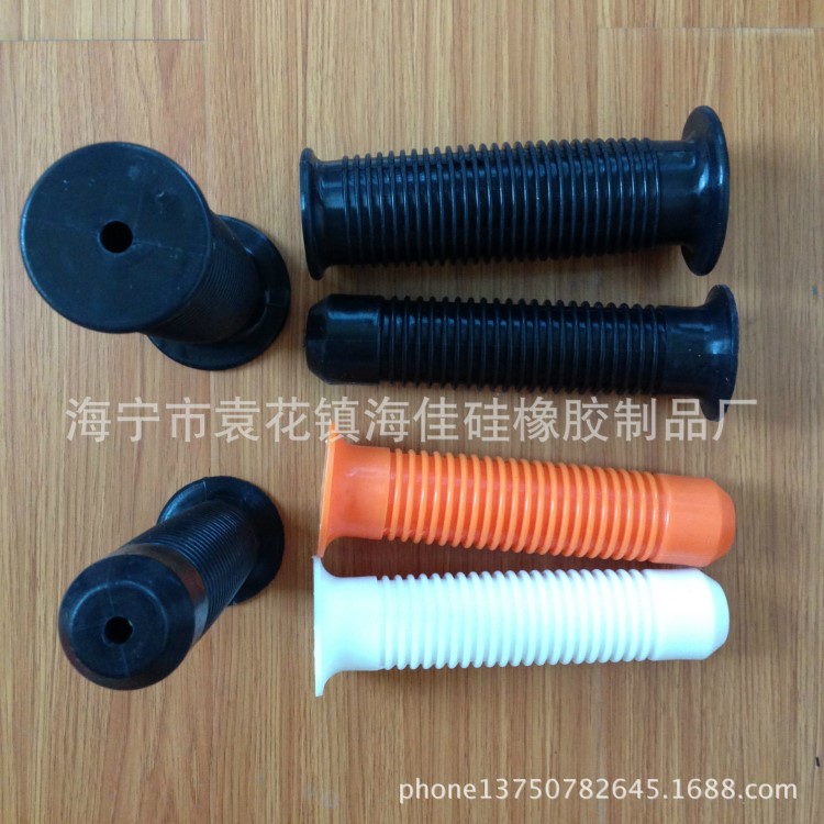 浙江嘉興海寧廠家開模加工定制定做硅膠手把 橡膠手把 橡膠把套