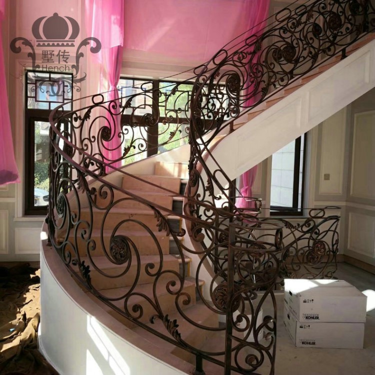 長期供應 鋼結構鐵藝樓梯 鐵藝樓梯欄桿 鐵藝樓梯定做
