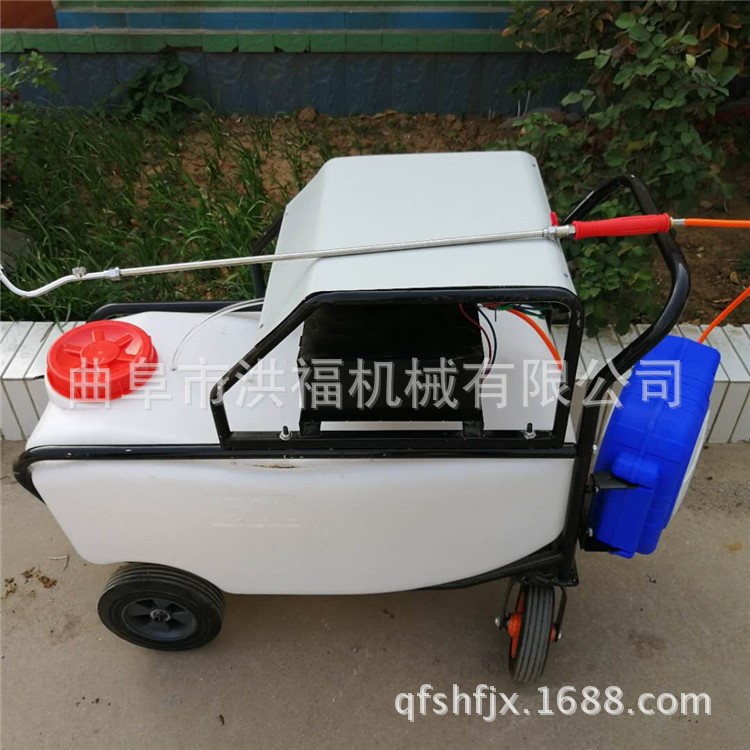 超長(zhǎng)續(xù)航手推式四輪打藥機(jī) 150L電動(dòng)高壓噴霧器 大棚蔬菜打蟲機(jī)