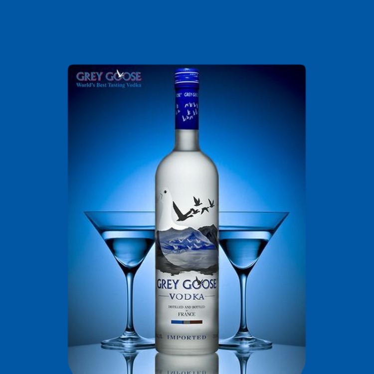 法国洋酒原装伏特加灰雁伏特加酒GREY GOOSE750ml鸡尾酒批发