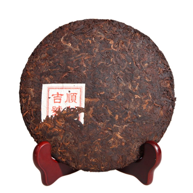 云南特產(chǎn)2013年普洱茶熟茶 357g云南七子餅茶 熟普洱茶葉廠家批發(fā)